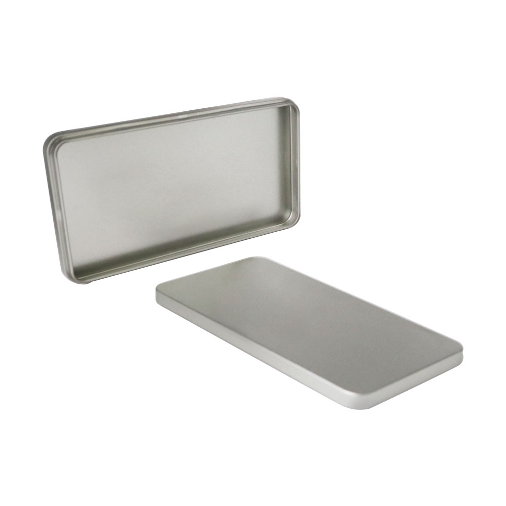 Factory Custom Accept OEM ODM Square small custom design tin box with lid and metal hinged lid tin box tin tea