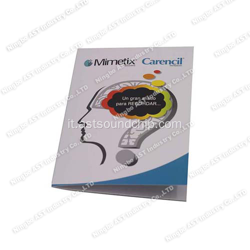 S-1013B Recordable, carte musicali, audio Cardinvitation carta