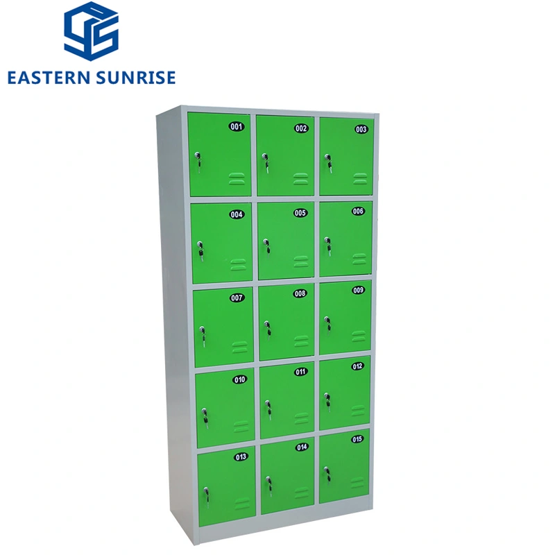 15 Door Metal Lockers Steel Changing Room Clothing Storage Lockers