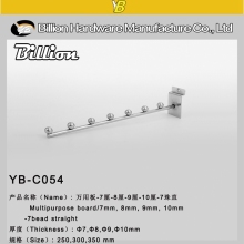 supermarket shelf pegboard hook