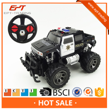 Kid rc toy remote control monster police truck car