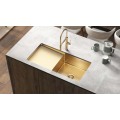 PVD Color Handmade SUS304 Drainboard Sink