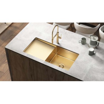 PVD Color Handmade SUS304 Drainboard Sink