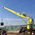 OUCO custom 5T15M straight arm marine deck crane simple structure and easy maintenance