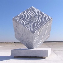 modern garden sculpture stone carving abstract italian marble sculpture