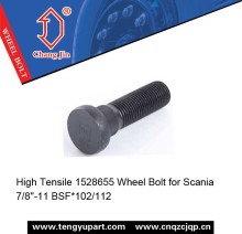 High Tensile 1528655 Wheel Bolt for Scania