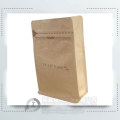 Custom Printed Brown Kraft Paper Bag untuk Makanan