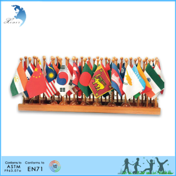 Early education nursery school creative fancy flag stand toy