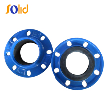 Plastic flexible pipe adaptor flange for PVC pipes