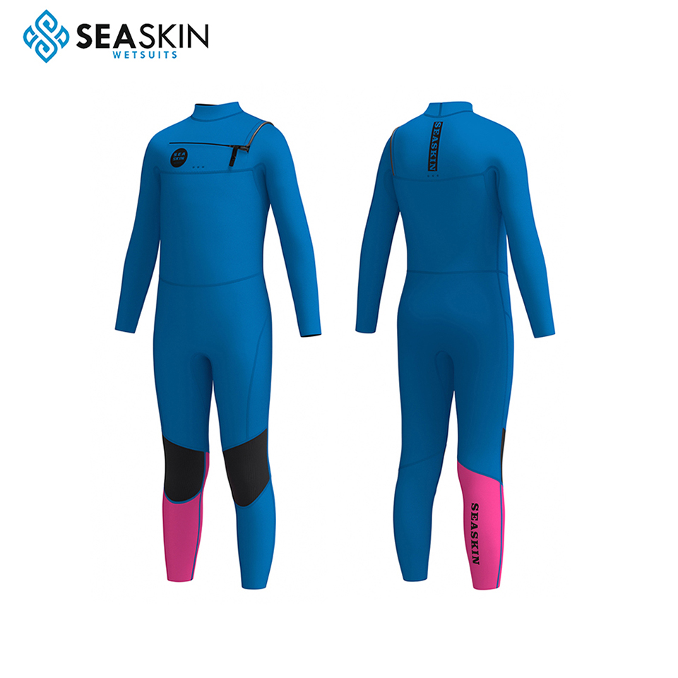 Seackin Kids Water Sport 3/2mm Μπροστινό φερμουάρ στο στήθος