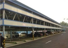 Vertical garage automatic car parking system