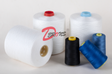 100% polyester spun sewing yarn