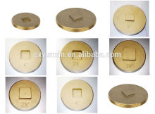 5" USA brass cleanout plug