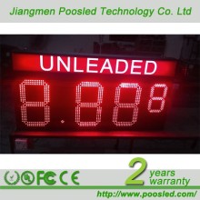 Digital Number Gas Price Display