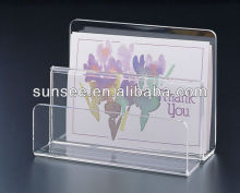 Deluxe acrylic letter holder , elegant Acrylic file holder ,card holder,MHS-027