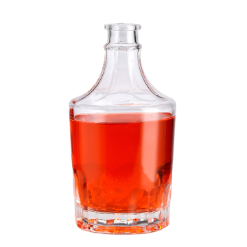 Crystal White Glass Bottle for Vodka