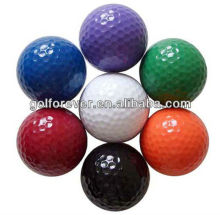 golf color ball for gift promotion and range practice