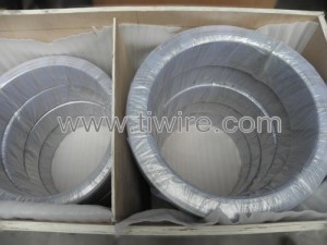 Titanium Wire, Coiled