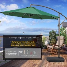 Outdoor side sun umbrella