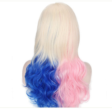 Suicide Squad Harley Quinn Gradient Wig Cosplay