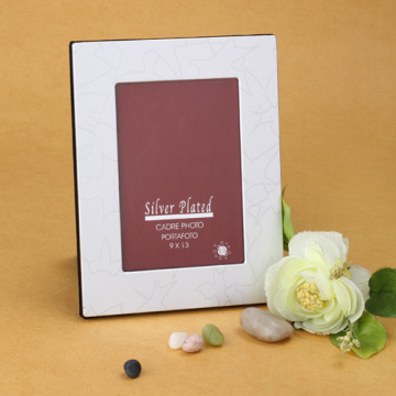 Simple style shiny aluminium border photo frame