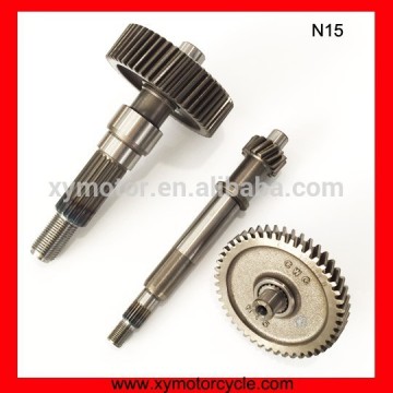 bevel gear motorcycle driving shaft spur gear shaft for N15