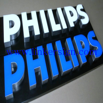 new style epoxy resin used lighted sign letter