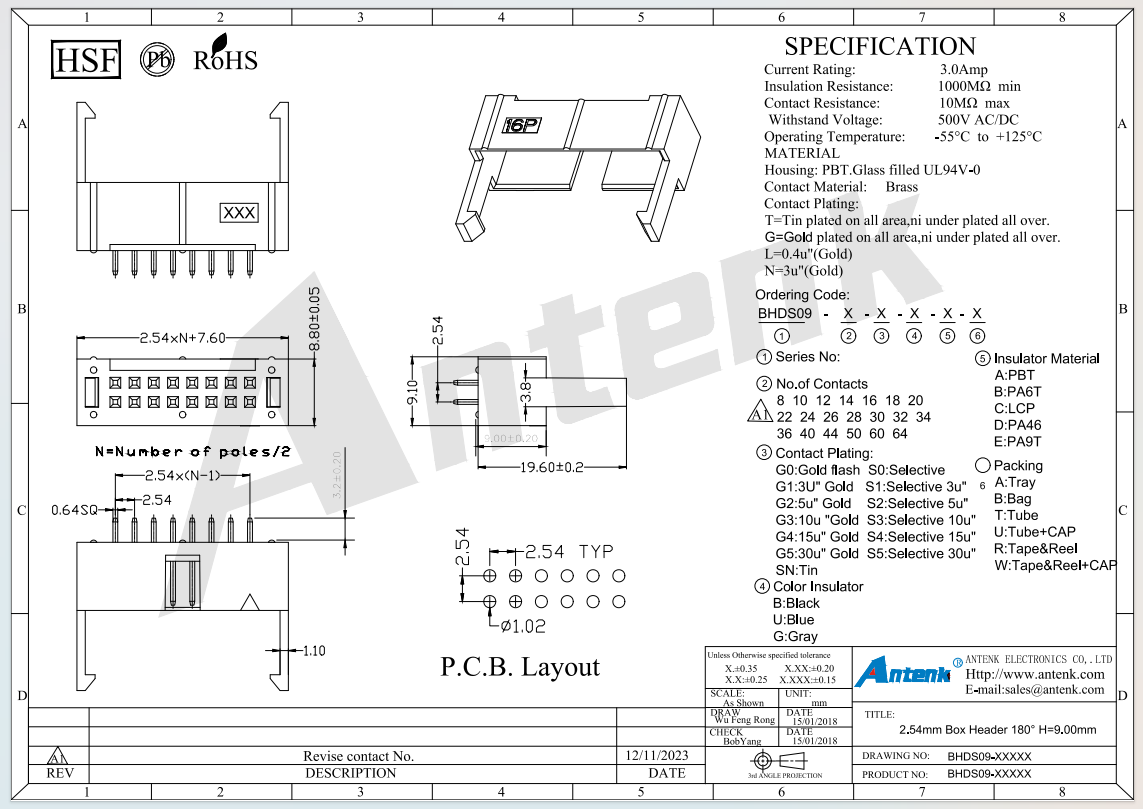 BHDS09-20-G0-B-A-A BHDS09-20-G0-B-A-A