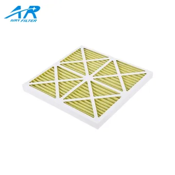 Cardboard Frame Foldaway Pleat HAVC Pre Air Filter
