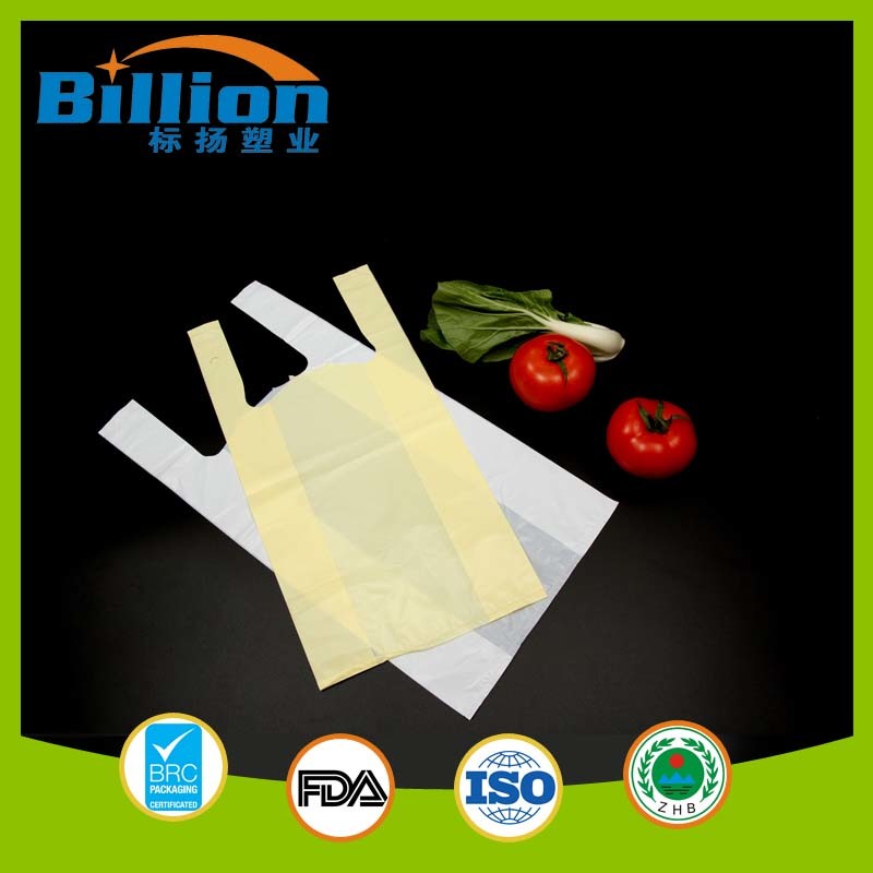 Amazon Polythene Custom Printed Food Packaging Clear Plastic Bag with Handle