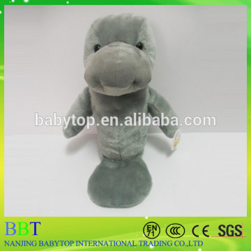 2015 new design happy hippo toy, plush sea animal toys wholesale, custom plush toys