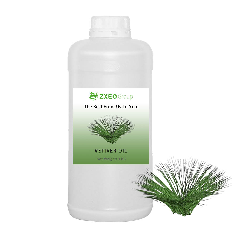 Óleo de aromaterapia de vetiver orgânico puro para difuso