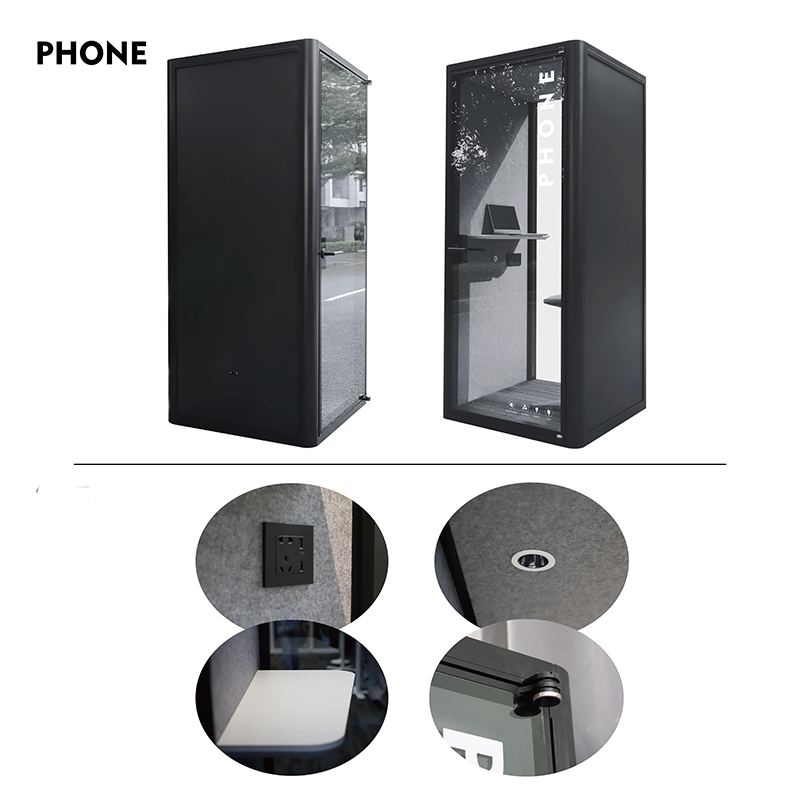 Modern Design Privacy Accoustic Soundproof Office Phone Booth