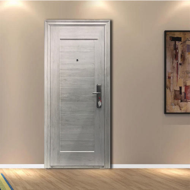 Aluminum Stripes Modern Office Doors Interior White Main Steel Door With Iron Door Design Ctalogue