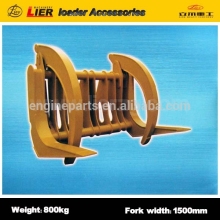 2015 new type wheel loader Catch wood fork,loader forks for sale