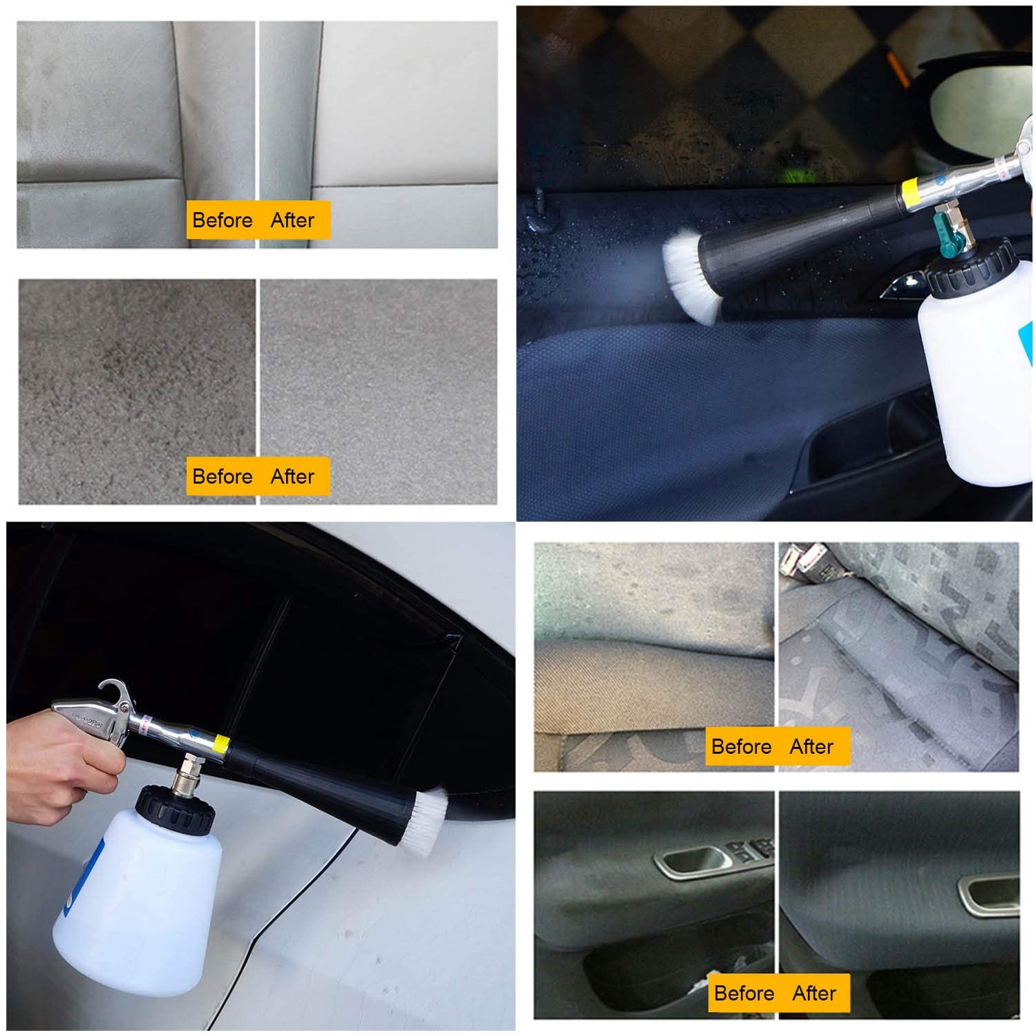 High Pressure Car Washing Machine Car Water Gun Car Dry Cleaning Gun Deep Cleaning Washing Accessories Tornado