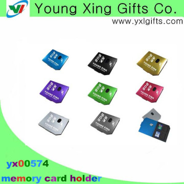 SD card shape memory card holder&sim card holder