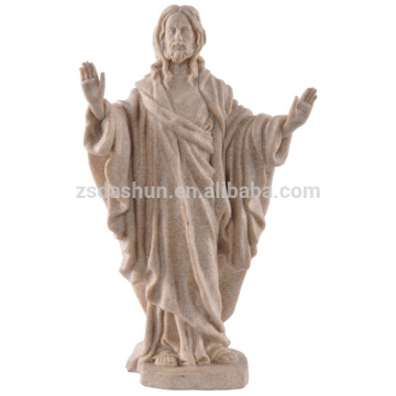 Polyresin Christianism gifts & crafts Jesus sculpture Resin Jesus figurine Other gifts & crafts