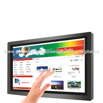 46-inch LCD Touch Screen Monitor with IR Multiple 6 Points Touch, Commercial Grade, LED Backlight