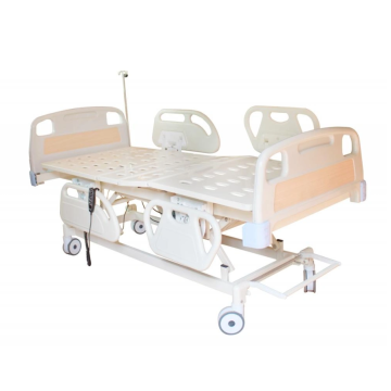 Cama de hospital de tres funciones ajustable