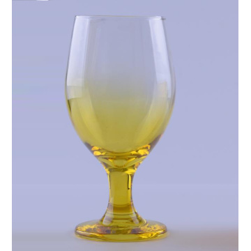 Ombre Colored Glass Goblet For Sale