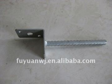 pvc-coated L-type pole anchor