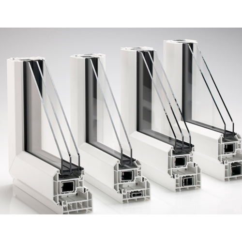 Modern French Style Double PVC Casement Window