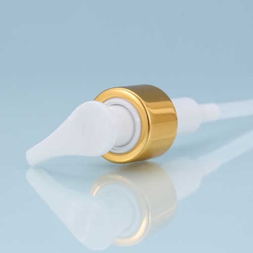 Flacon pompe à lotion blanche Gold Circle 120ML