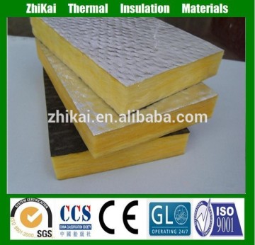 fiber glass wool board with aluminium foil