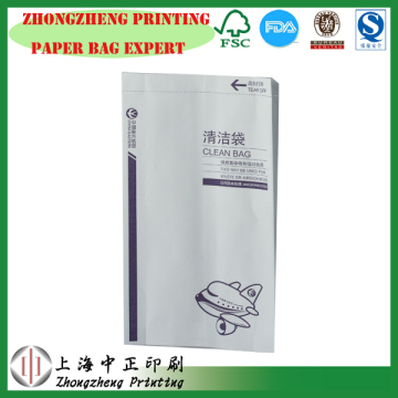 air bags for packing, airplane vomit bag, Airplane disposable printed vomit bag