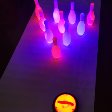 2021 Hot Sale: Light Up Bowling Pin Toy - Fun for Kids and Adults Indoors and Outdoors
