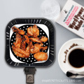 Σιλικόνη ψησίματος Pad Square Round Nonstick Air Fryer