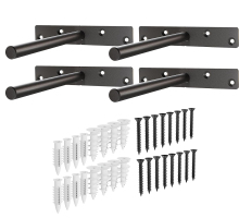 6" Floating Hidden Blind Shelf Bracket Heavy Duty