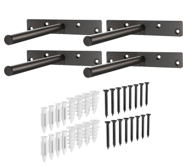 6" Floating Hidden Blind Shelf Bracket Heavy Duty